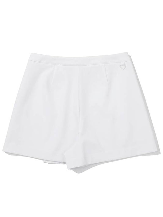 Pleated look shorts WHITE WOMAN - MALBON GOLF - BALAAN 2