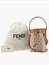 Mon Tresor Raffia Small Bucket Bag White - FENDI - BALAAN 4