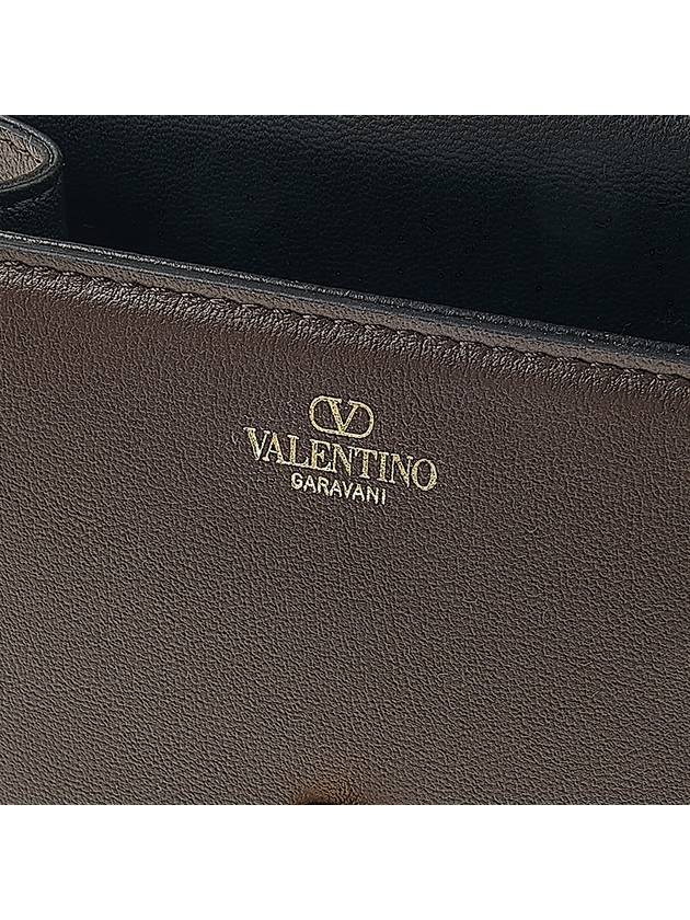 V Logo Phone Calf Leather Cross Bag Fondant - VALENTINO - BALAAN 9