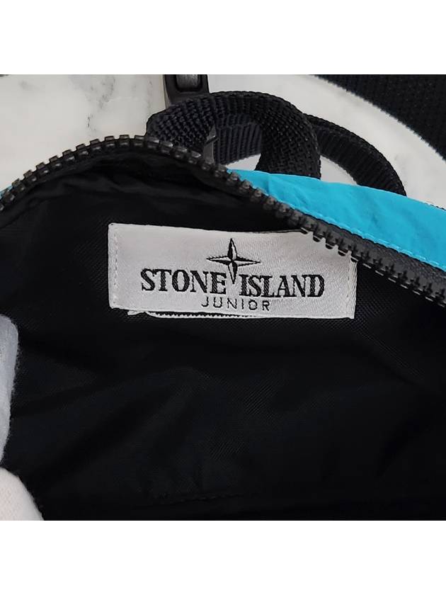 Kids Hip Sack Cross Bag Blue - STONE ISLAND - BALAAN 10