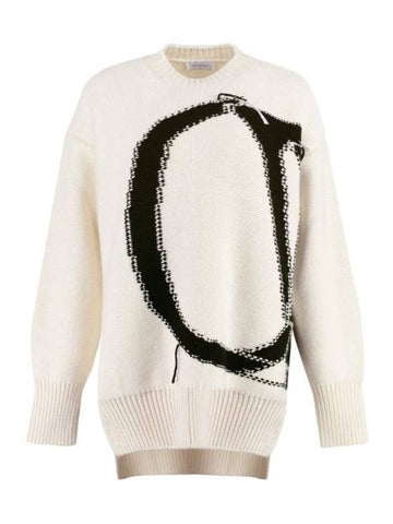 sweater OWHE102F23KNI002 0410 PANNA - OFF WHITE - BALAAN 1