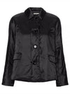 Greens Water Repellent Jacket Black - MAX MARA - BALAAN 2