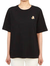 Speedy Fox Patch Comfort Short Sleeve T Shirt Black - MAISON KITSUNE - BALAAN 2