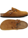 Boston Suede Mule Brown - BIRKENSTOCK - BALAAN 2