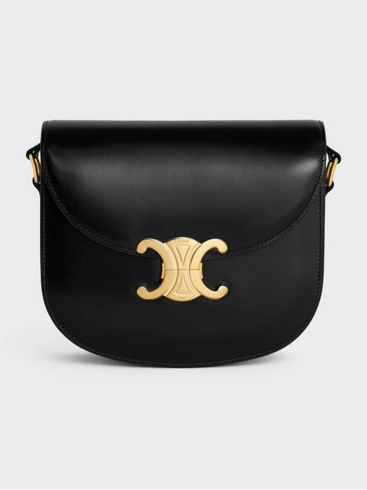 Besace Clea Shiny Calfskin Cross Bag Black - CELINE - BALAAN 2