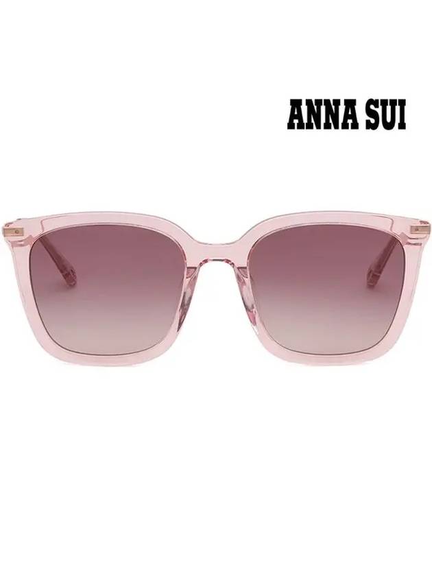 Sunglasses AS2205KS 002 Purple Transparent Horn Rim - ANNA SUI - BALAAN 3