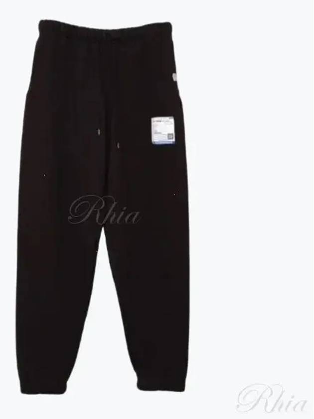 I12PT503 Black French Terry Easy Pants - MIHARA YASUHIRO - BALAAN 1