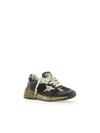 Dad-Star Mesh Nappa Leather Low Top Sneakers Black Ice Grey - GOLDEN GOOSE - BALAAN 2