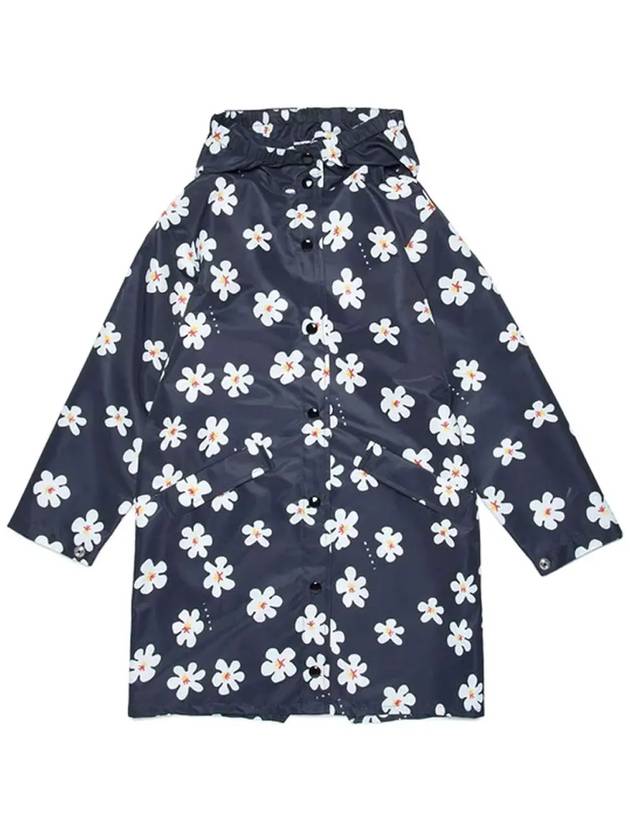 Kids Daisy Hooded Jacket Black M00764 M00NQ 0M900 - MARNI - BALAAN 2