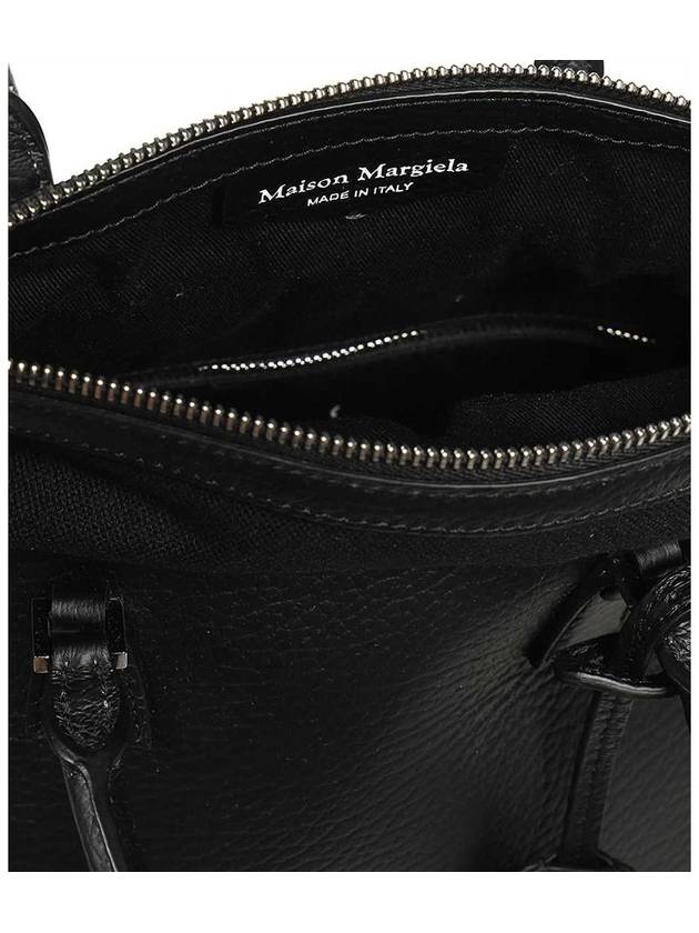 5AC Stitch Logo Patch Mini Tote Bag Black - MAISON MARGIELA - BALAAN.