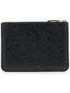 Embossed pattern pouch SA5100EF BLACK - COMME DES GARCONS - BALAAN 3