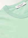 Maison Kitsune Logo Applique Cotton Jersey Classic Crewneck TShirt Green - MAISON KITSUNE - BALAAN 2