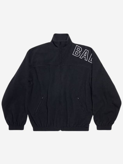 Logo Print Outline Track Jacket Black - BALENCIAGA - BALAAN 2