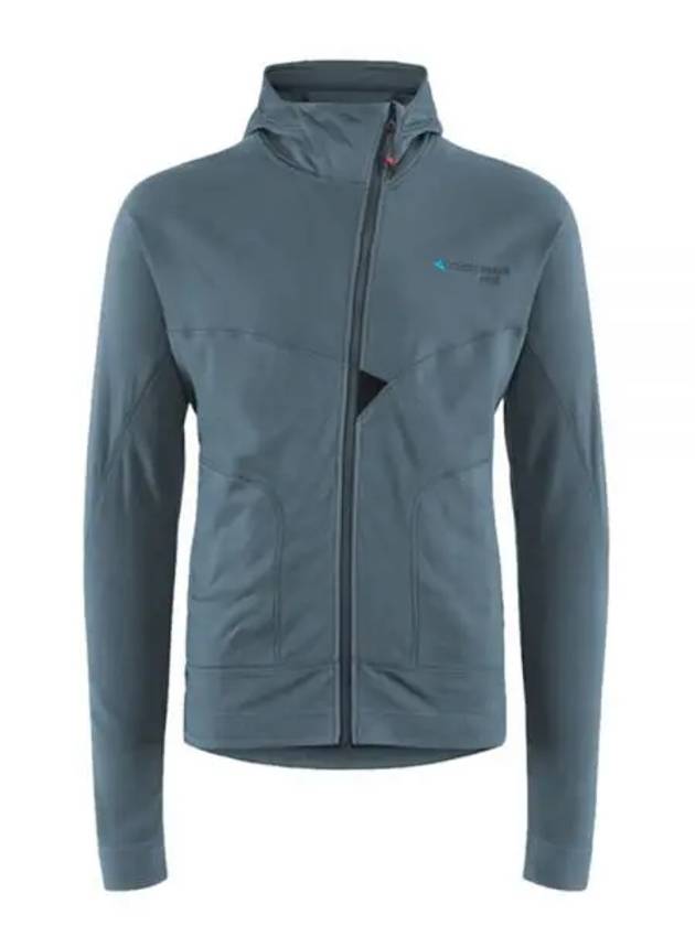 Men's Sigyn Zip Up Hoodie Thistle Blue - KLATTERMUSEN - BALAAN 2