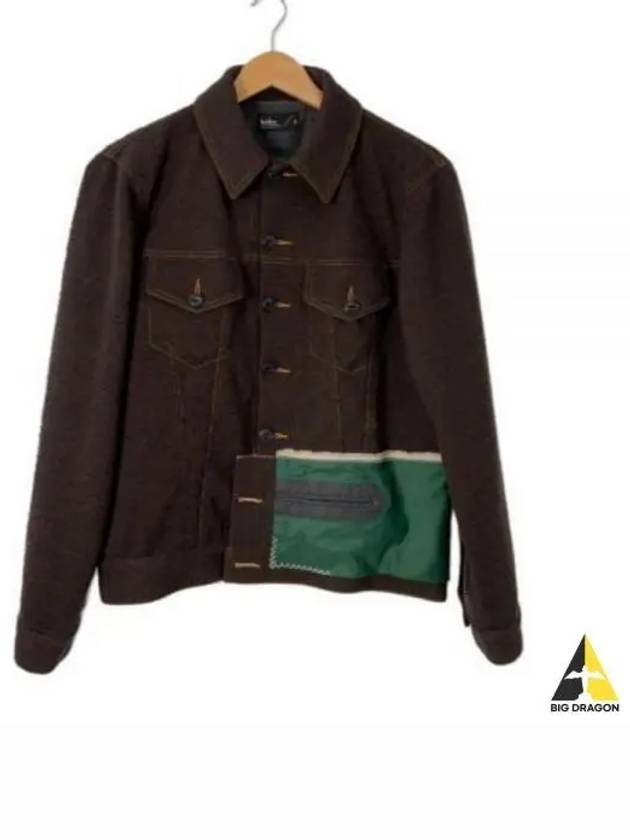 23WCM G11201 B Jacket Brown - KOLOR - BALAAN 1