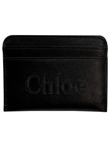 Sense Shiny Calf Skin Card Holder Wallet 32416139 1095573 - CHLOE - BALAAN 1