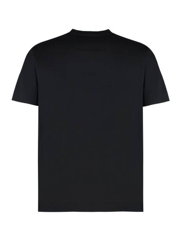 Embroidered 4G Logo Cotton Short Sleeve T-shirt Black - GIVENCHY - BALAAN 3