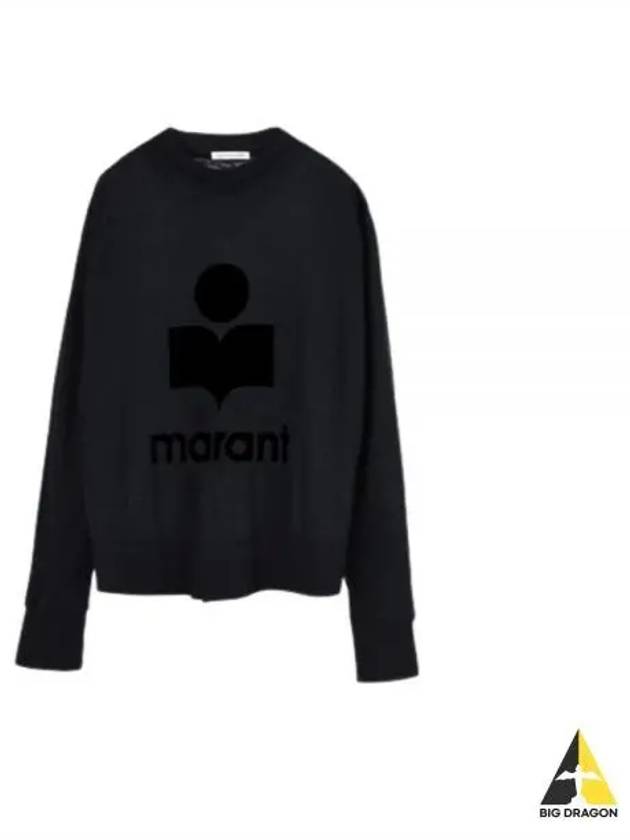 Kilsen Logo Print Sweatshirt Black - ISABEL MARANT - BALAAN 2