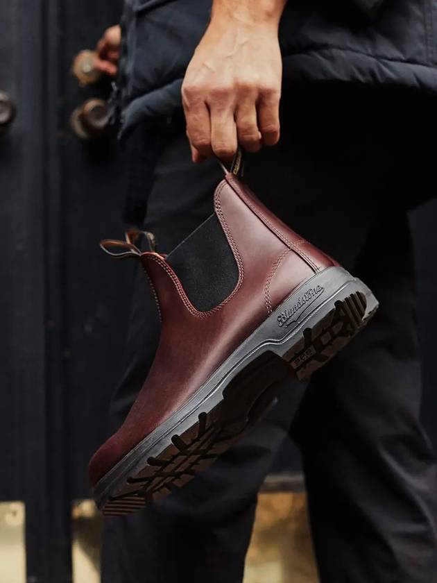 CLASSIC 2130 Chelsea boots_burgundy - BLUNDSTONE - BALAAN 3