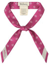 Small Skinny Scarf Pink - MULBERRY - BALAAN 2