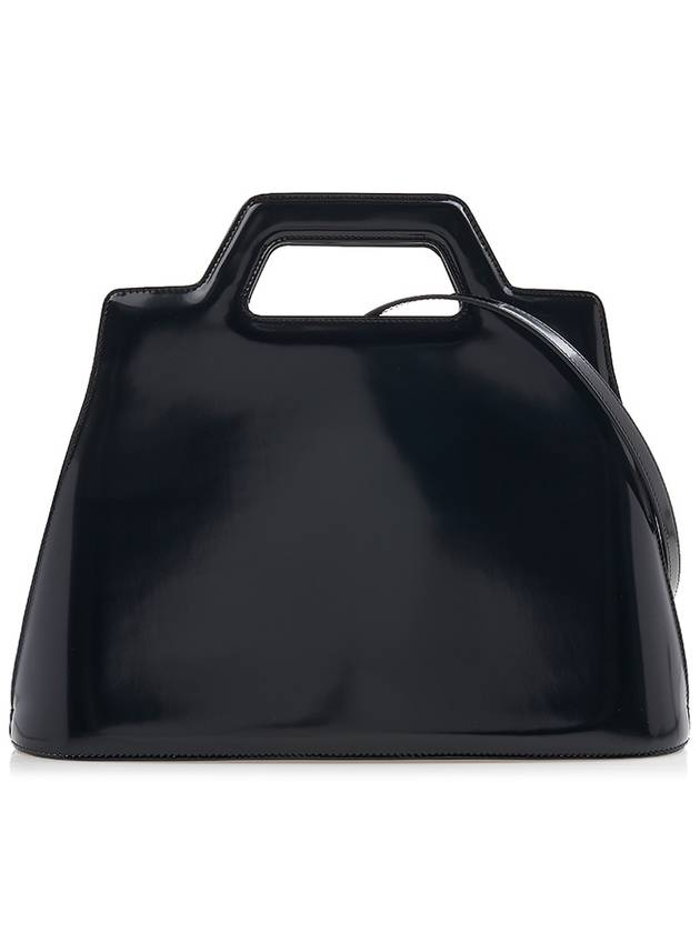 Wanda Brushed Leather Tote Bag Black - SALVATORE FERRAGAMO - BALAAN 4