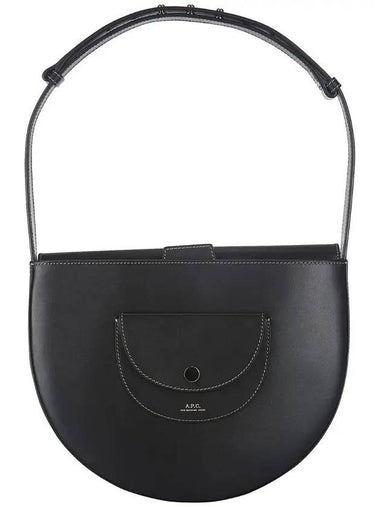 Semi Circle Pocket Bag Black - A.P.C. - BALAAN 1