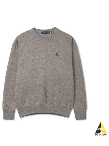 W Fleece Pullover Gray - POLO RALPH LAUREN - BALAAN 1