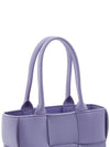 Small Cassette Tote Bag Purple - BOTTEGA VENETA - BALAAN 9