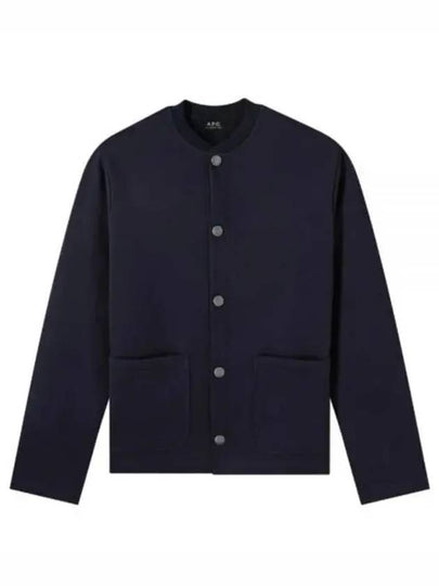 Men's Stevie Cardigan Dark Navy - A.P.C. - BALAAN 2