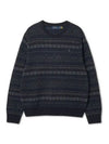 Fair Isle Wool Sweater Blue - POLO RALPH LAUREN - BALAAN 1