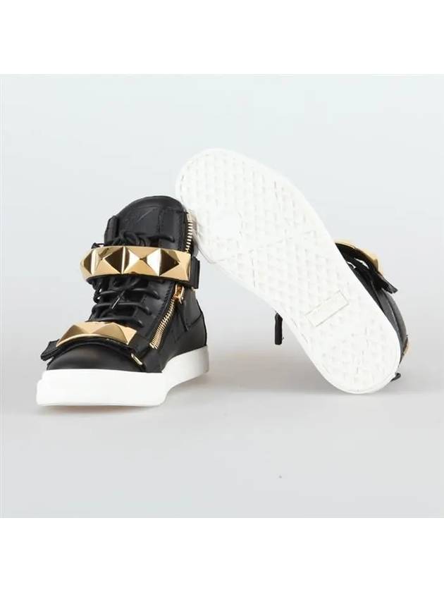 Gold Velcro High Top RW4079 BK - GIUSEPPE ZANOTTI - BALAAN 10