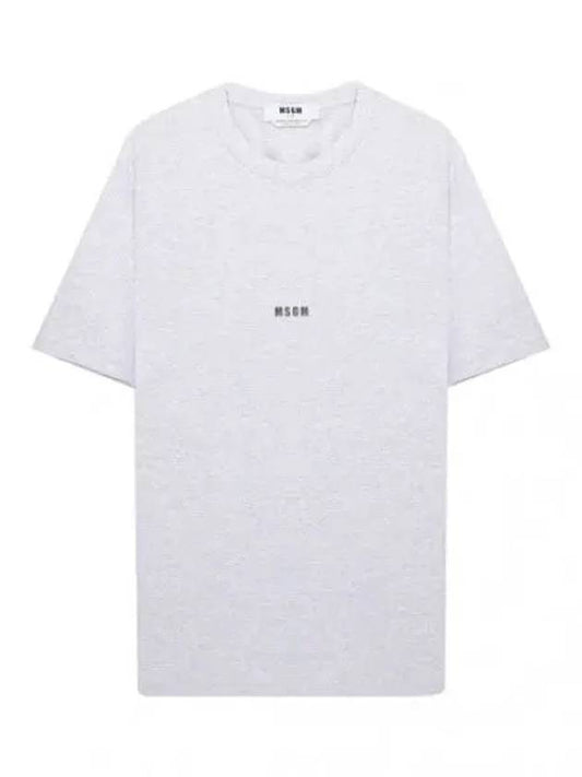 Micro Logo Short Sleeve T Shirt Men s Tee - MSGM - BALAAN 1