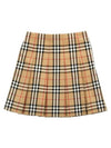 Kids Skirt 8073001ARCHIVEBEIGE Beige - BURBERRY - BALAAN 1