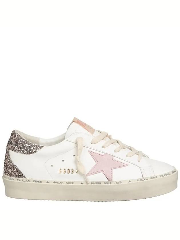 High Pink Star Glitter Low Top Sneakers White - GOLDEN GOOSE - BALAAN 2