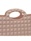 Le Troisieme Stud Pattern Rubber Tote Bag Powder - VALENTINO - BALAAN 9