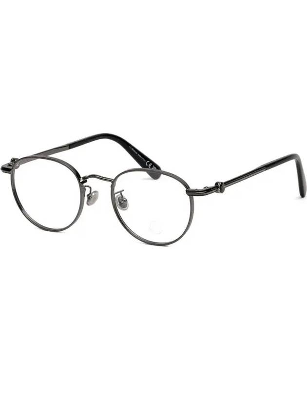 Eyewear Round Metal Eyeglasses Black - MONCLER - BALAAN 8