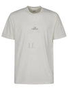 30/1 Jersey Graphic Short Sleeve T-Shirt White - CP COMPANY - BALAAN 2