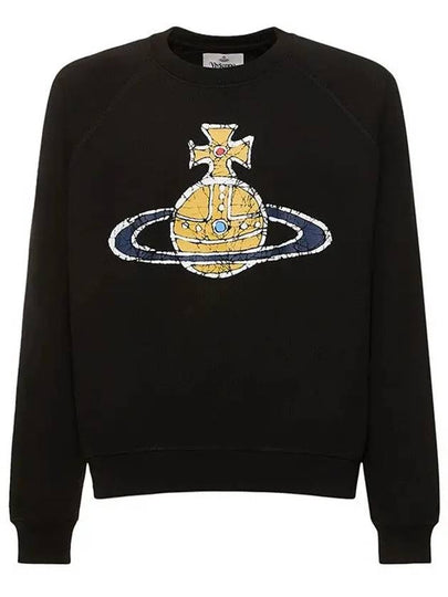 Time Machine Raglan Sweatshirt Black - VIVIENNE WESTWOOD - BALAAN 2