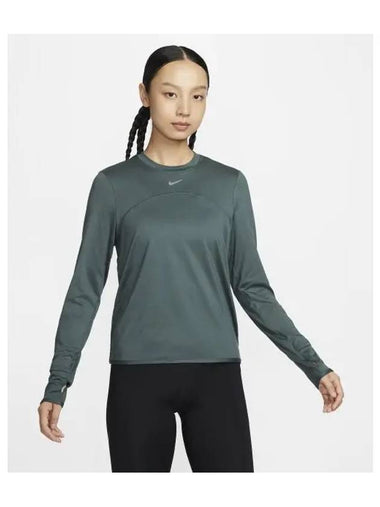 Dry Fit Swift Element UV Crew Neck Running Top W Vintage Green Reflective Silver FB4298 338 - NIKE - BALAAN 1