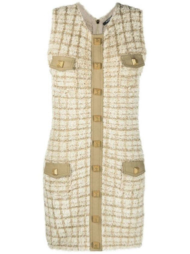 Balmain Tweed Short Dress Clothing - BALMAIN - BALAAN 1