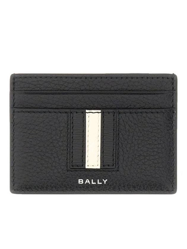 Ribbon Card Wallet Black - BALLY - BALAAN 1