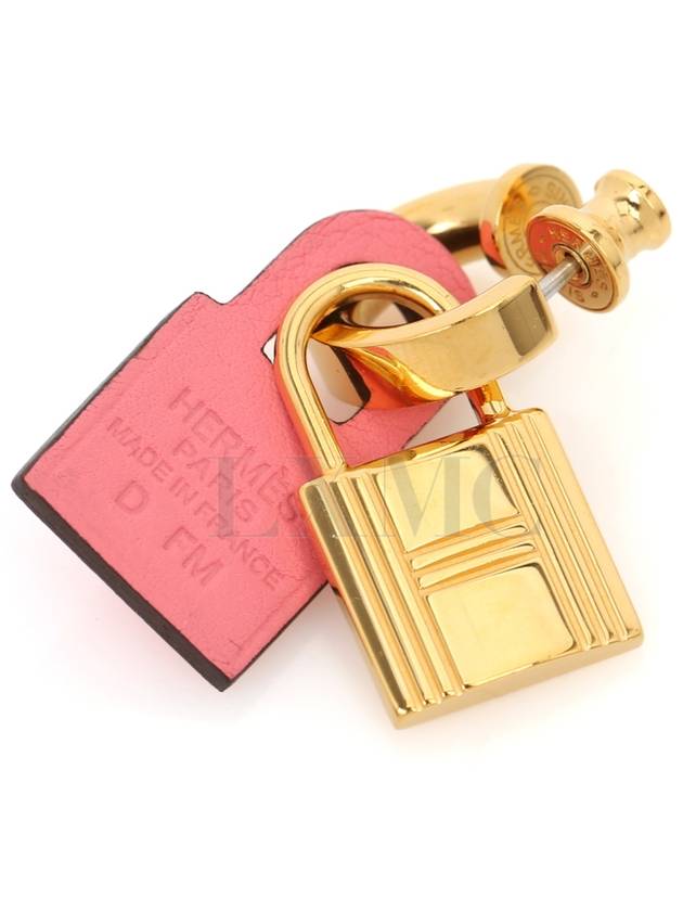 O Kelly Earrings Gold Pink H078851 - HERMES - BALAAN 7