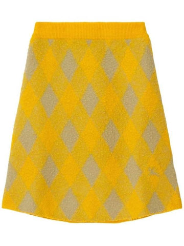 Check Plaid Brushed Skirt - BURBERRY - BALAAN 1