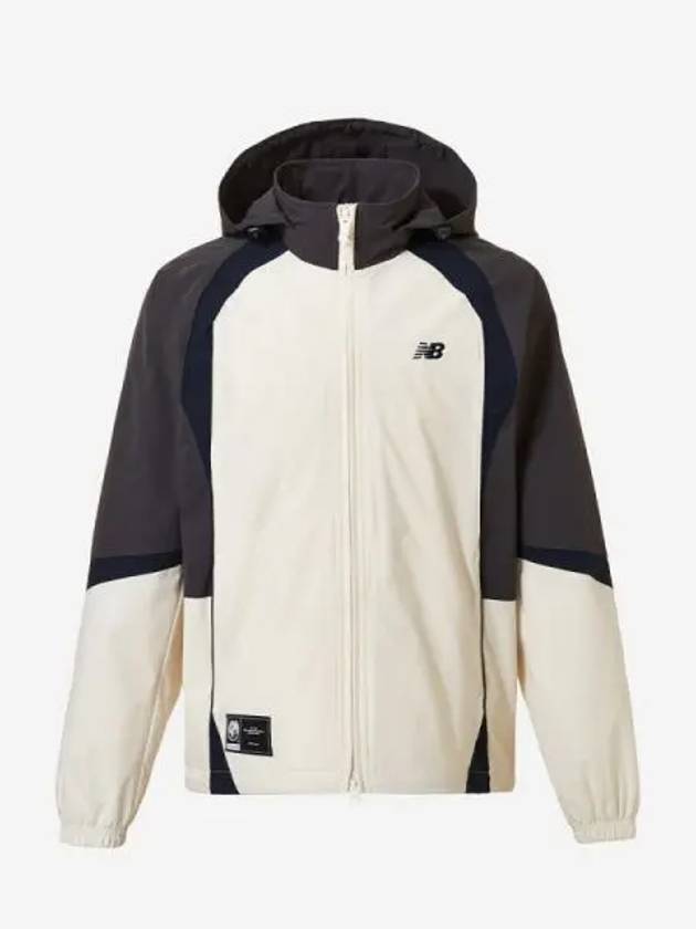 Unicolor Block Warm up Jacket 60 Charcoal - NEW BALANCE - BALAAN 1