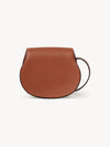 Marcie Saddle Small Grained Leather Cross Bag Tan - CHLOE - BALAAN 3