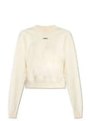 Le Grosgrain Logo Pullover Cotton Knit Top Beige - JACQUEMUS - BALAAN 2