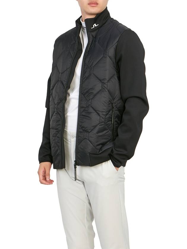 quilt hybrid padded jacket black - J.LINDEBERG - BALAAN 7