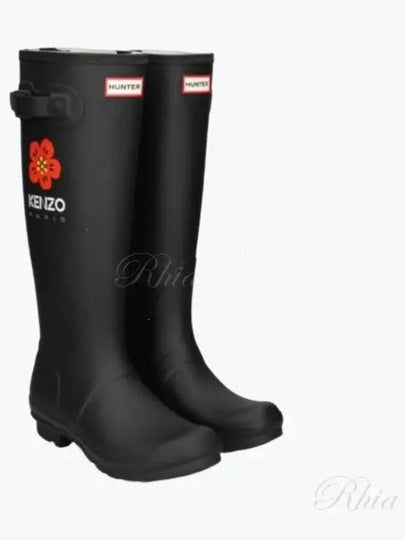 Wellington Rain Boots Black - KENZO - BALAAN 2