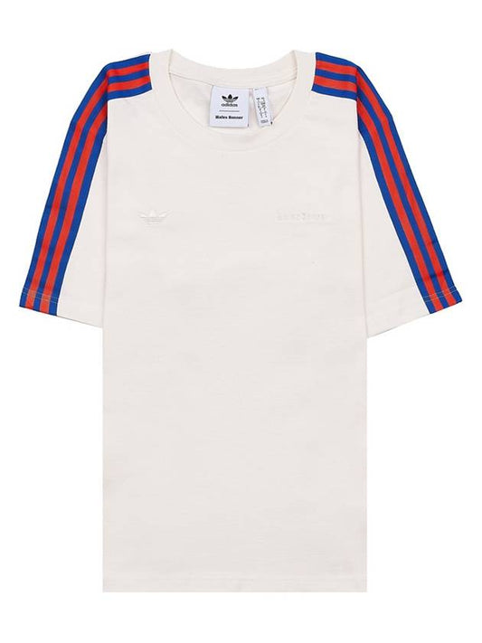 24SS x Wales Bonner Short Sleeve T-Shirt IW3606 CWHITE - ADIDAS - BALAAN 2