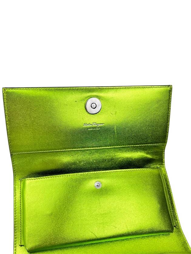 Gancini green mini bag 45564855WU - SALVATORE FERRAGAMO - BALAAN 7